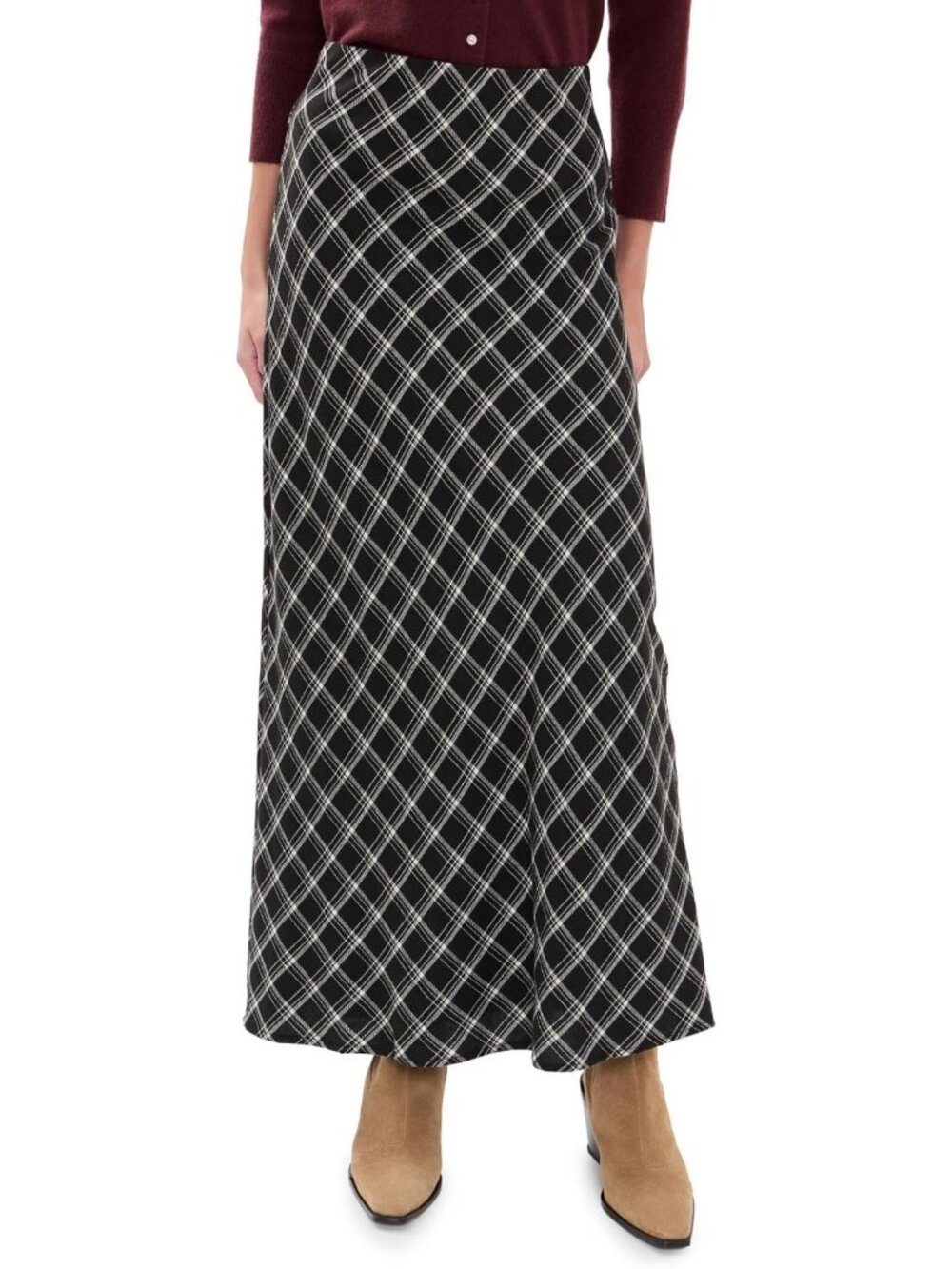 Stylish Women's Plaid Skirt | Trendy High-Waisted Design | Perfect for Fall